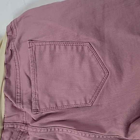 Flutter & Kick Maternity Skinny Ankle Jeans size 12 Rose Pink - Picture 11 of 16